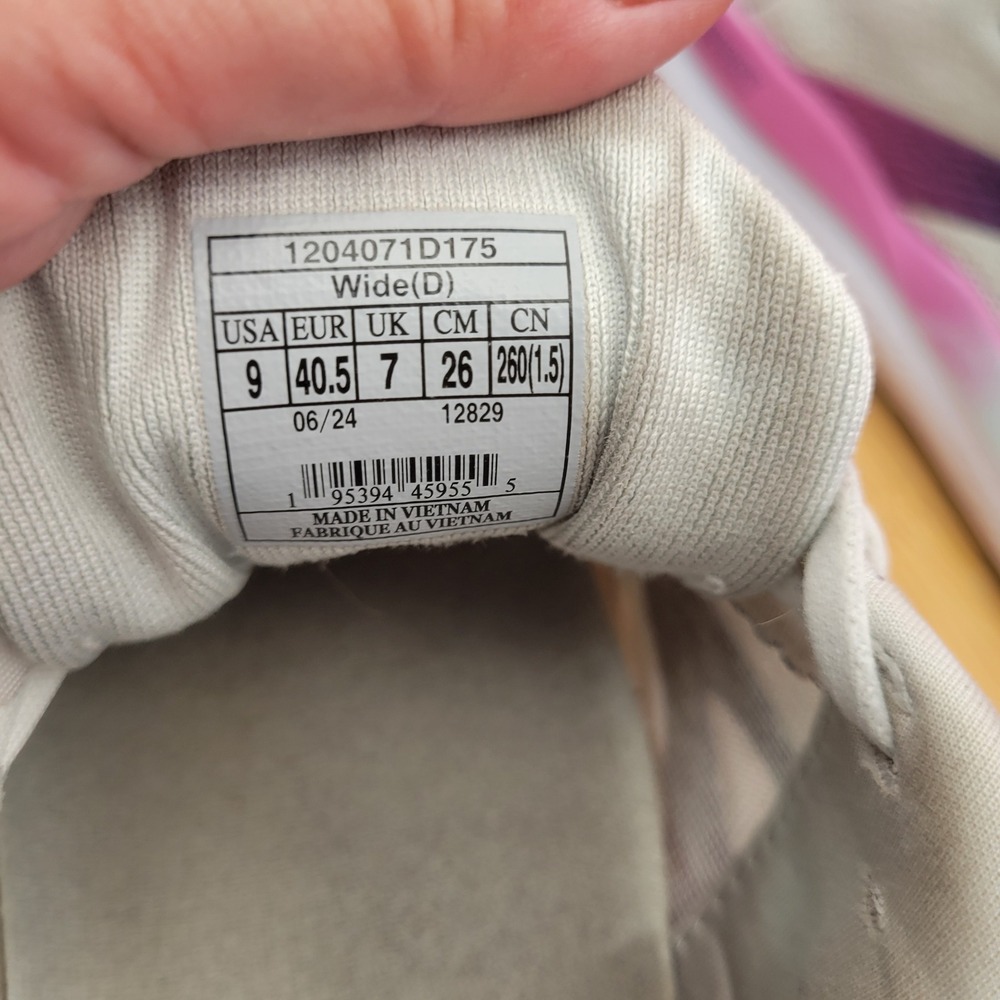 Brooks Ghost 16 Womens Running Shoes Grey Purple 1204071D175 Wide D Size 9 - Picture 3 of 10